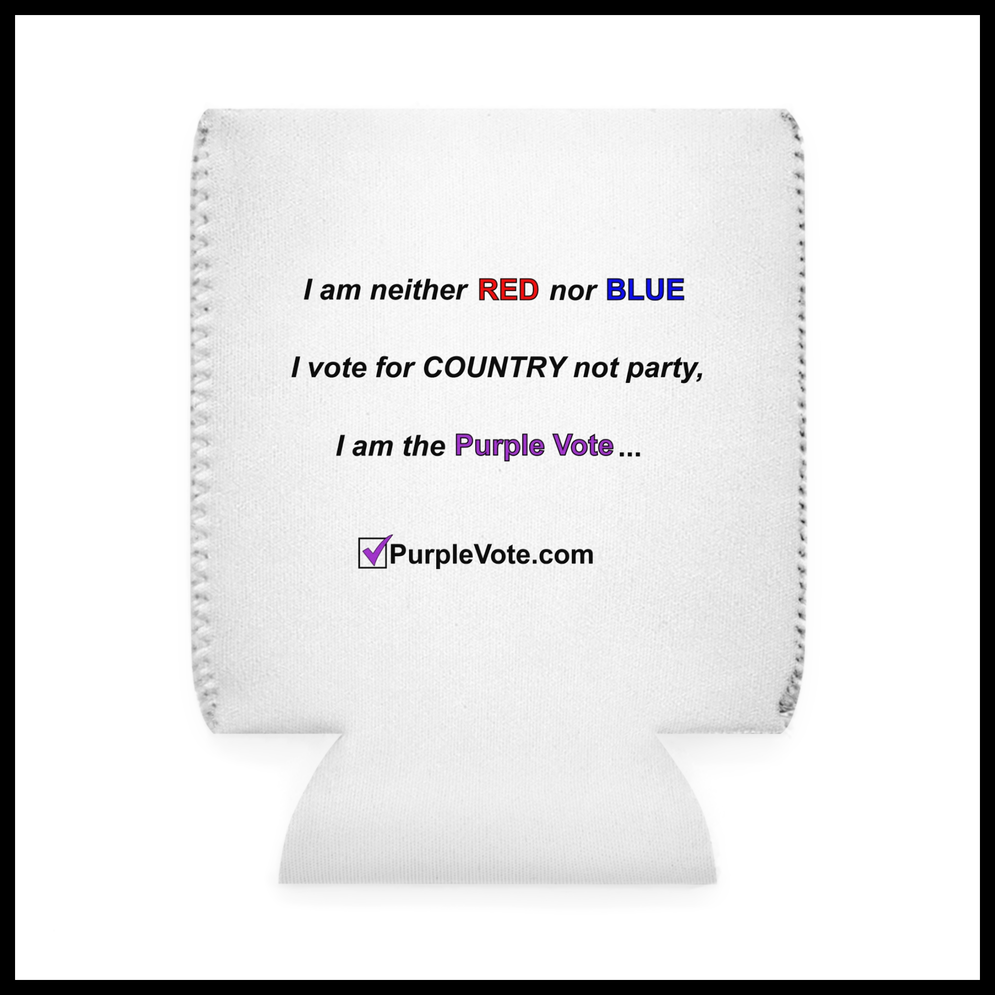 PurpleVote.com - Can Cooler Back