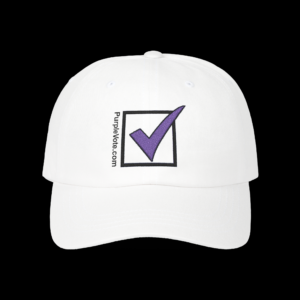PurpleVote.com - Dad Hat front