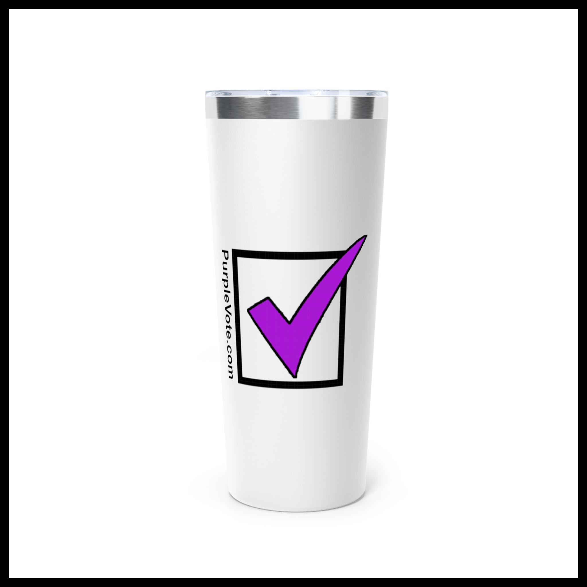PurpleVote.com - Tumbler Front