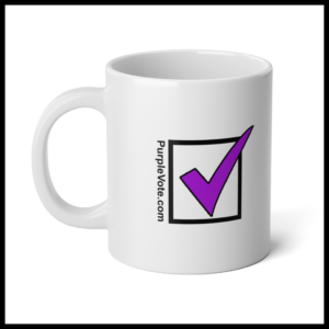 PurpleVote.com - Jumbo Mug Left