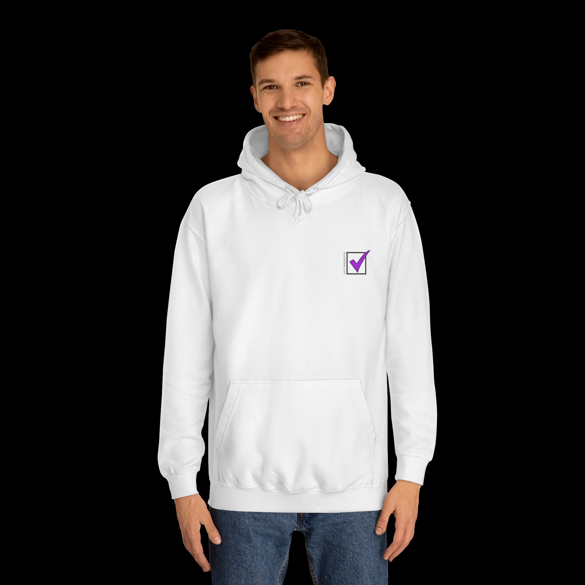 PurpleVote.com - Hoodie Person1