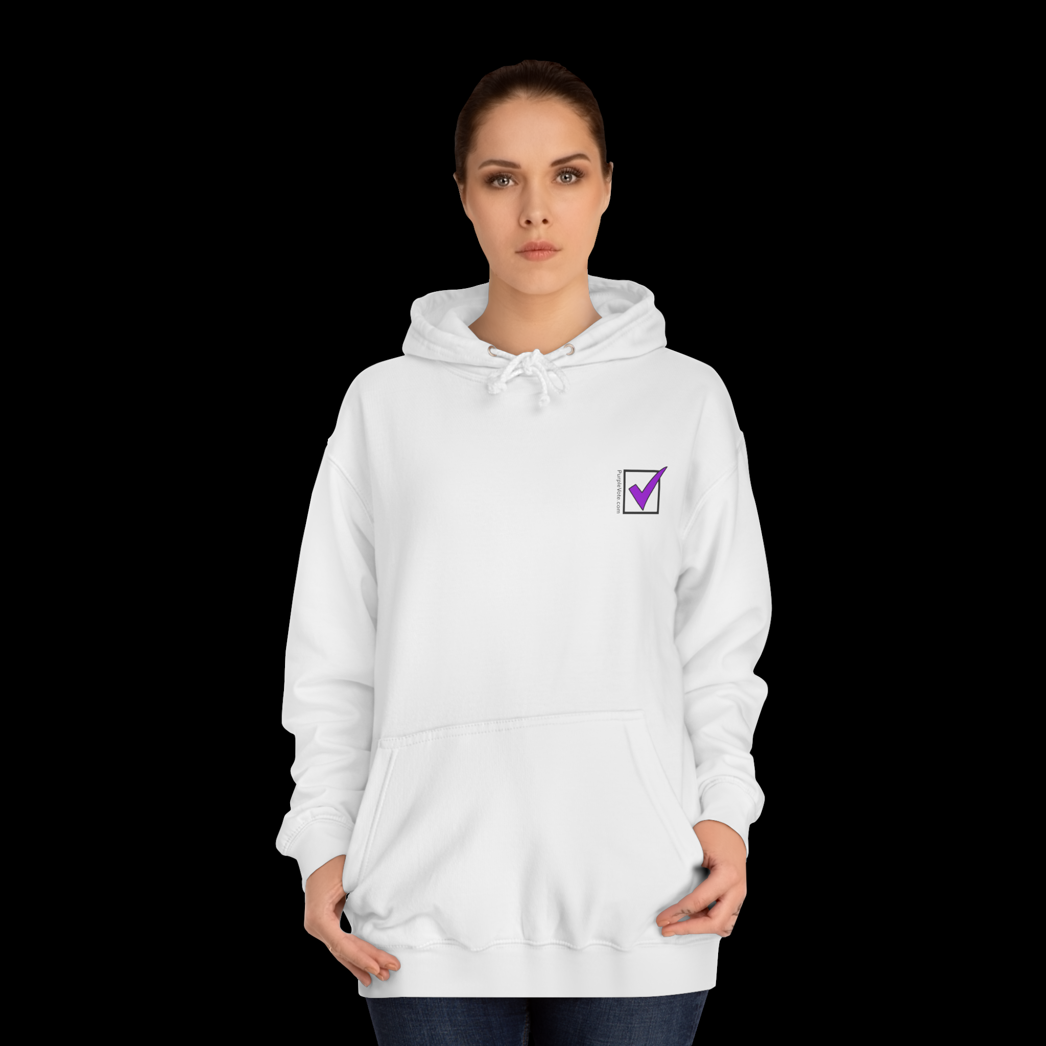 PurpleVote.com - Hoodie Person2