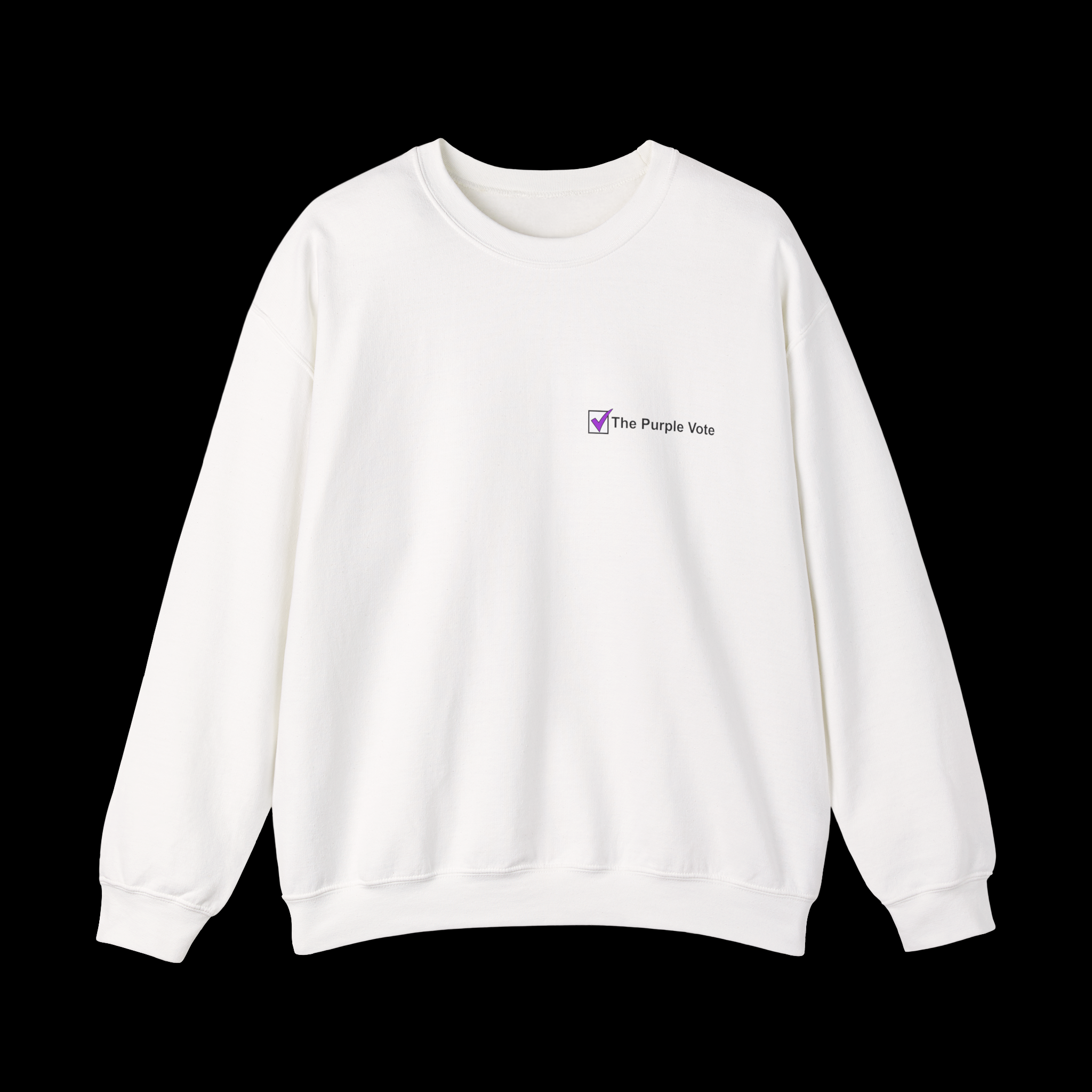 PurpleVote.com- Sweatshirt Front