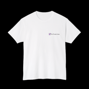 PurpleVote.com - Mockup Tee Shirt Front