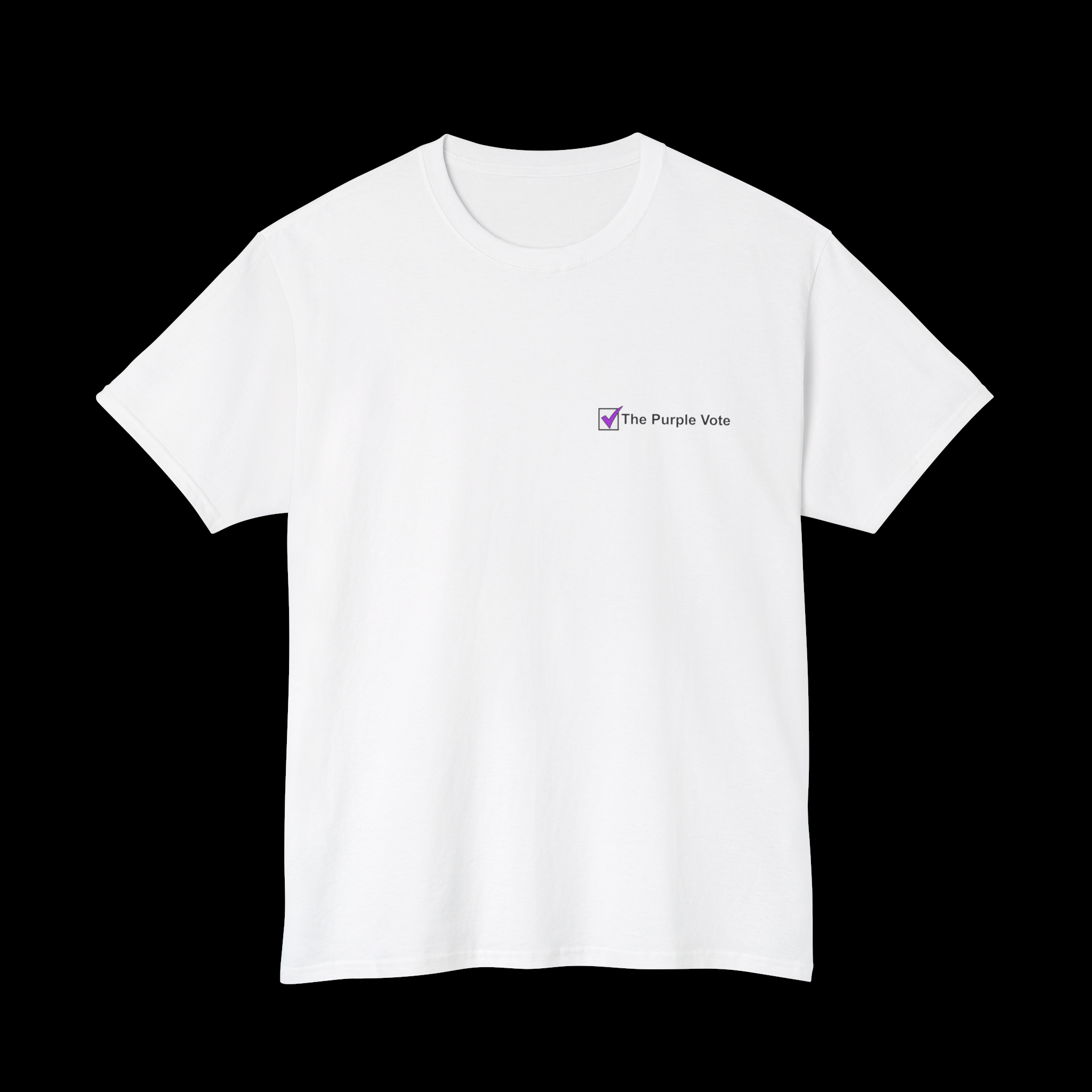 PurpleVote.com - Mockup Tee Shirt Front
