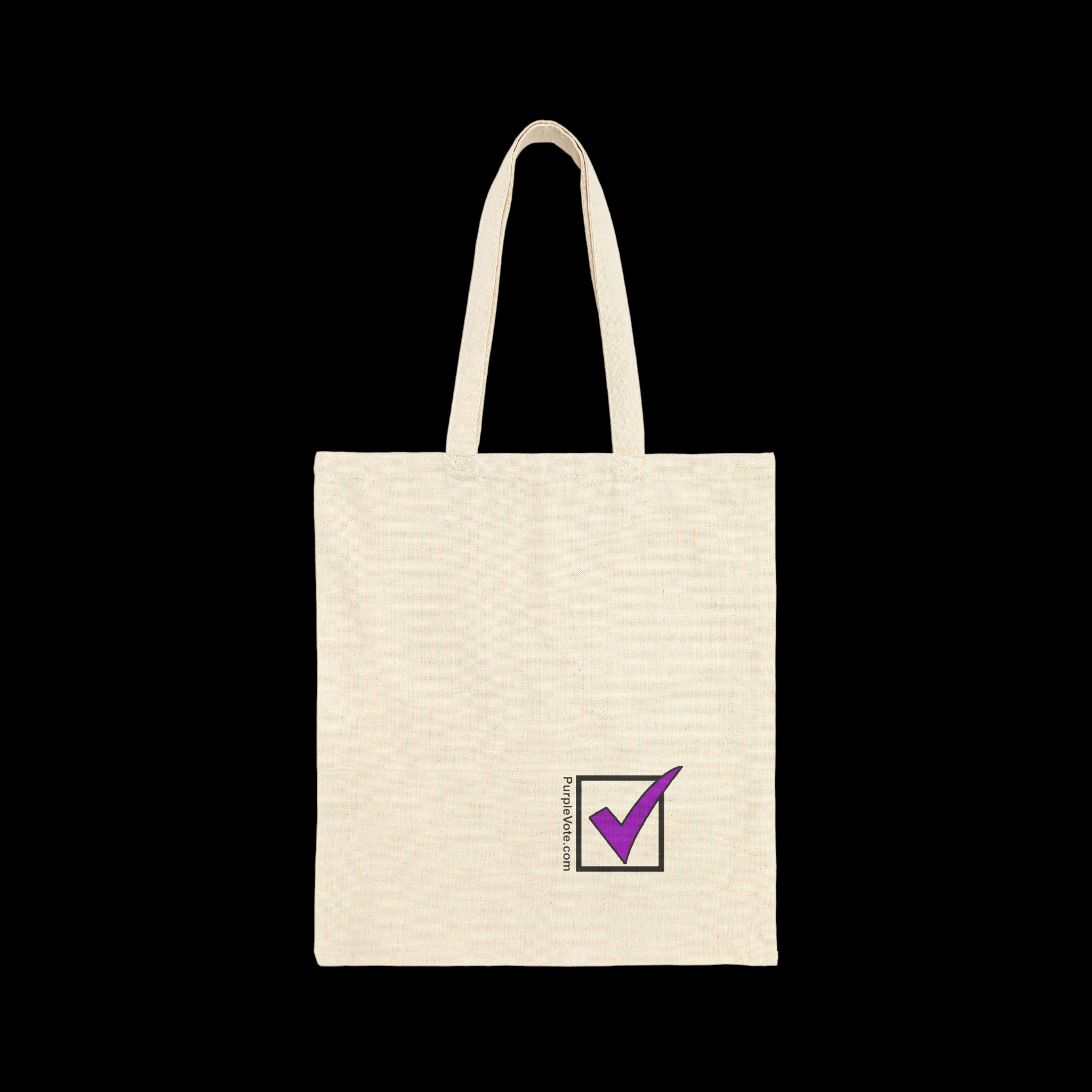 PurpleVote.com - Tote bag Front