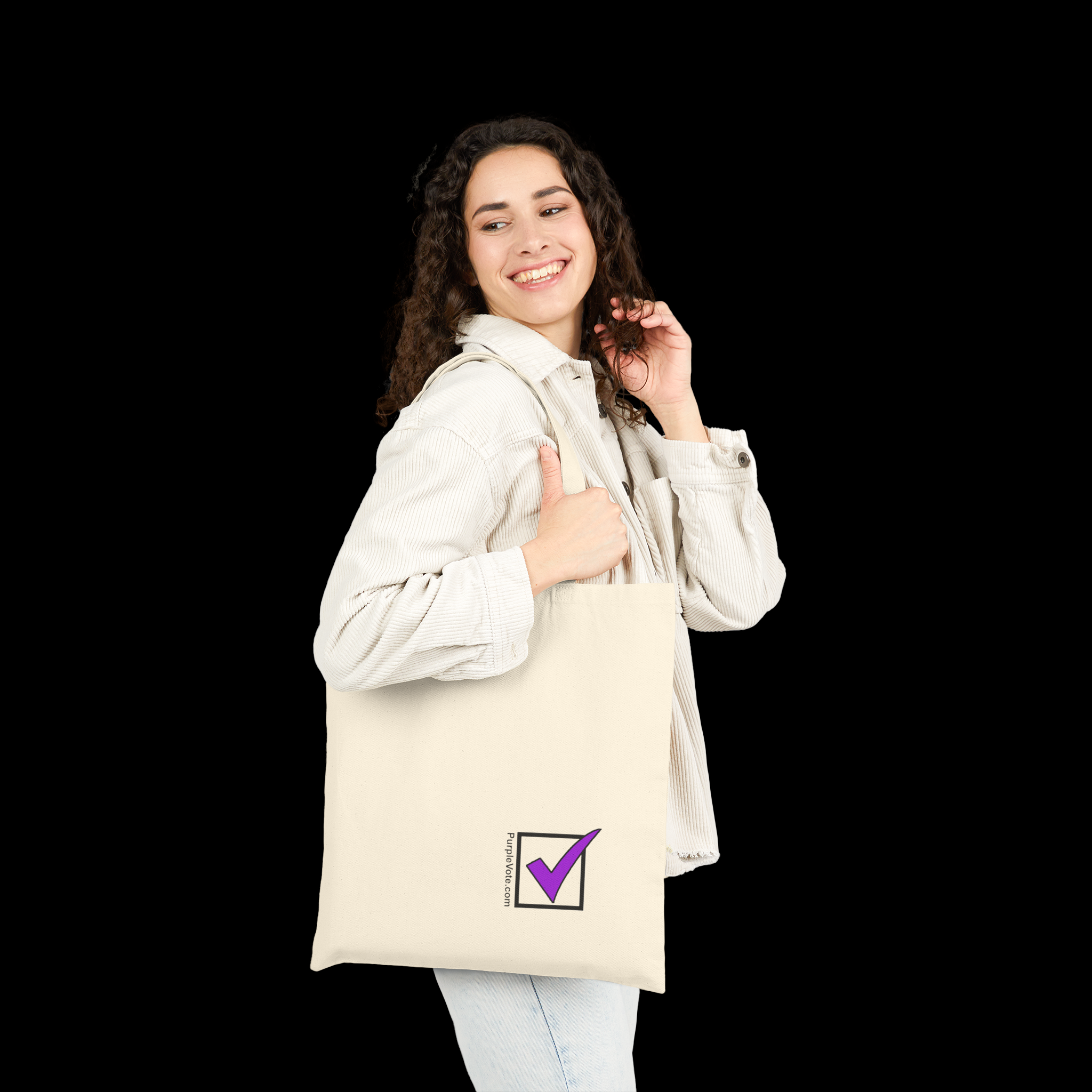 PurpleVote.com - Tote bag Person1