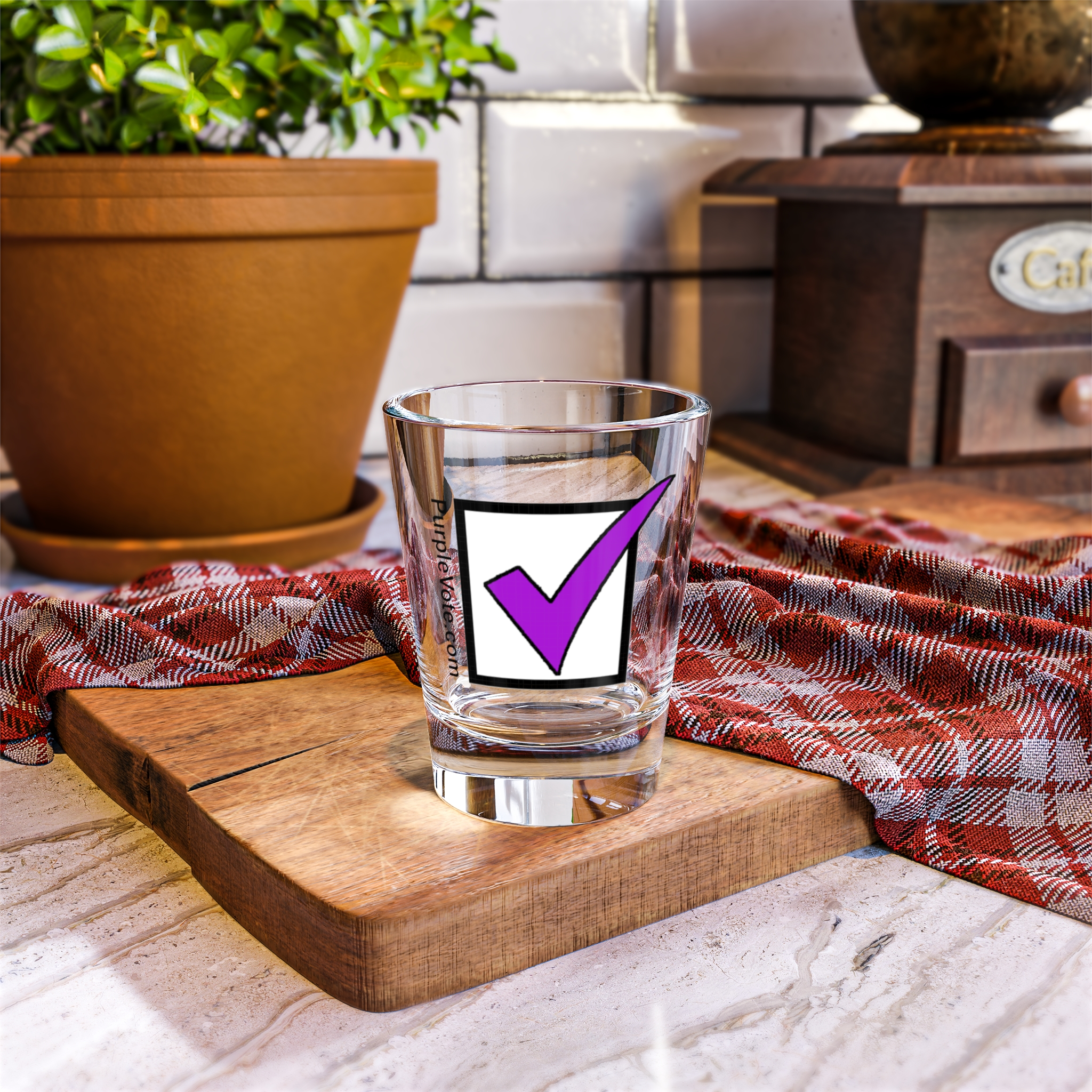 PurpleVote.com - shot Glass context2