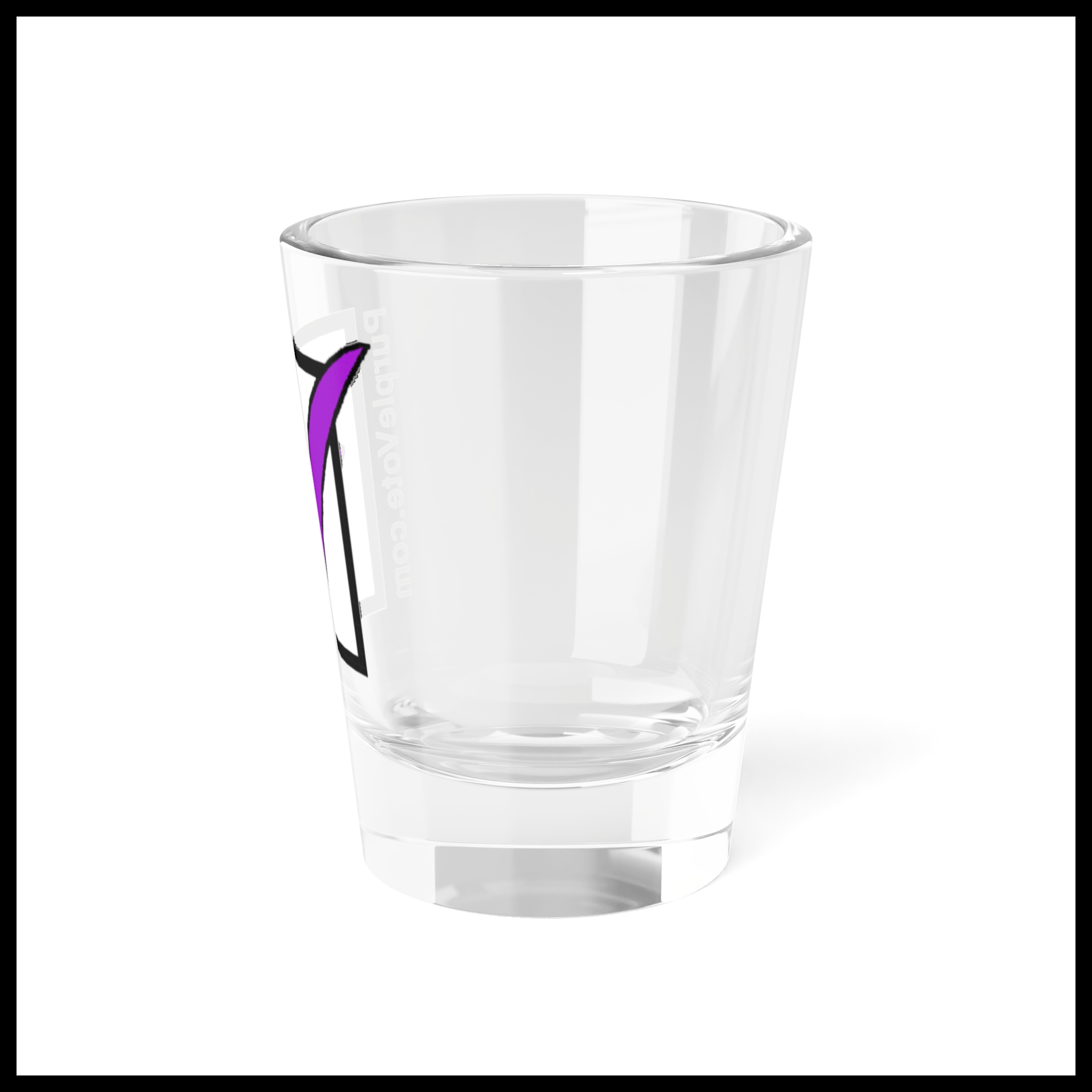 PurpleVote.com - shot Glass side